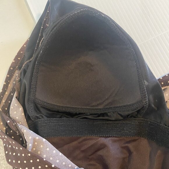 MIRACLESUIT Brown Polka Dot PIN POINT OCEANUS ONE PIECE SWIMSUIT PLUS‎ SIZE 22 W - Picture 6 of 12